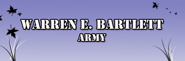 Warren E Bartlett Banner